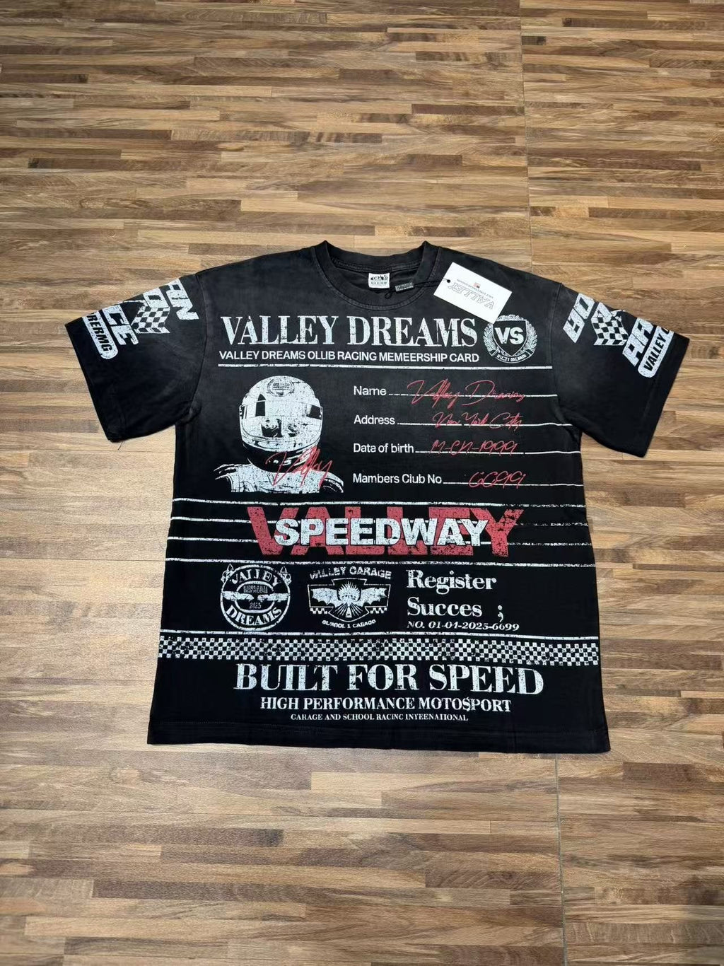 VALLEY Speedway Racing Graphic T-Shirt
