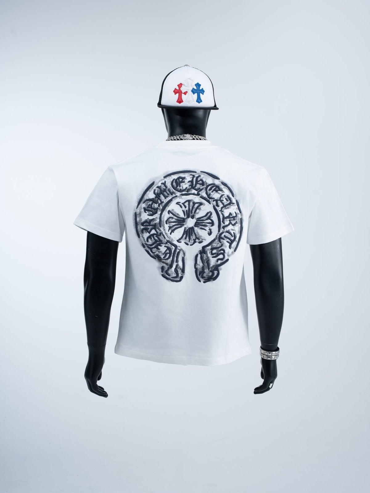 Chrome Hearts Back Emblem Graphic T-Shirt